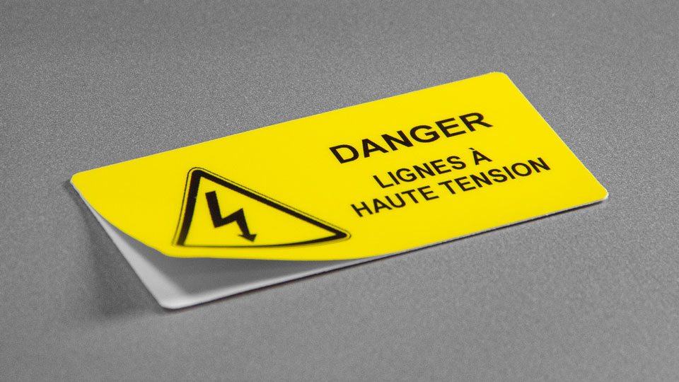 Gamme d'autocollants