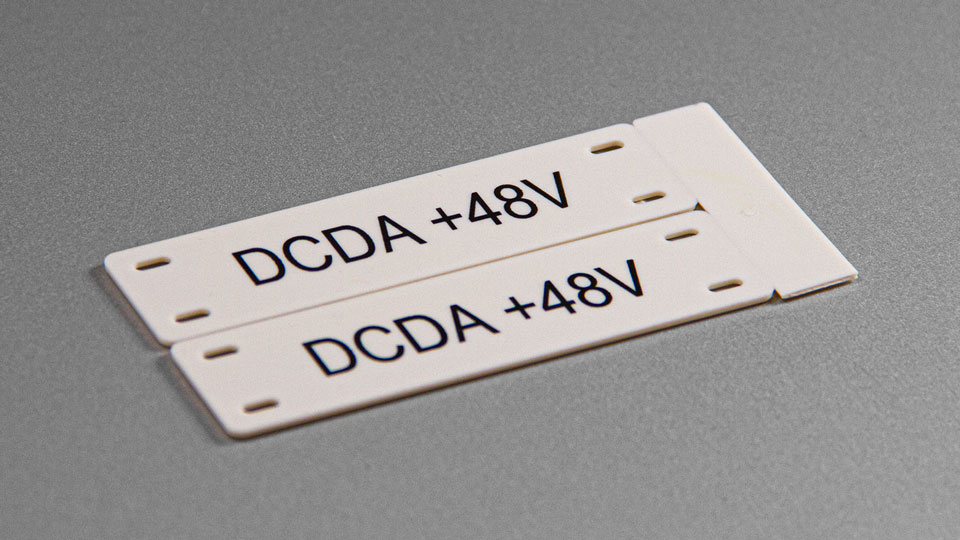 Gamme d'étiquettes de marquage de câble