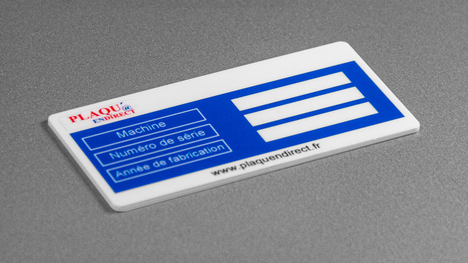 Gamme d'impressions plastiques