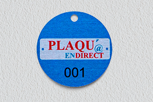 Aluminium sublimé - Jeton et logo