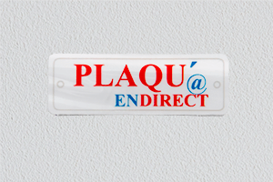 Autocollant vinyle transparent - logo