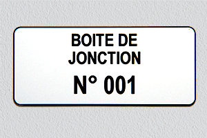 Gravure plastique - Boite de jonction (SSO)