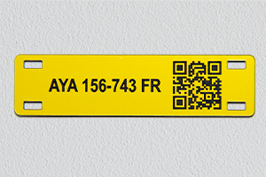 Gravure plastique - QR code