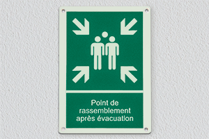 Point de rassemblement après évacuation