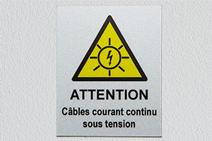 Impression plastique réfléchissant - CC continu sous tension