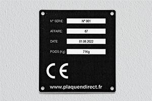 Impression plastique - Plaque machine