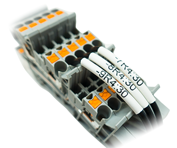 Marquage de câble gaine thermoretractable