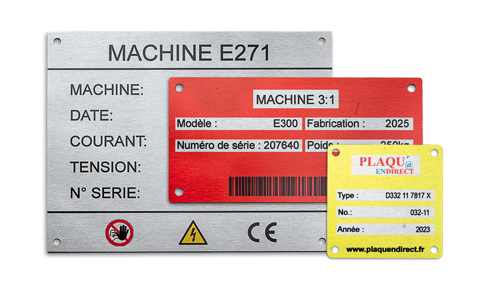 Plaques en aluminium sublimé